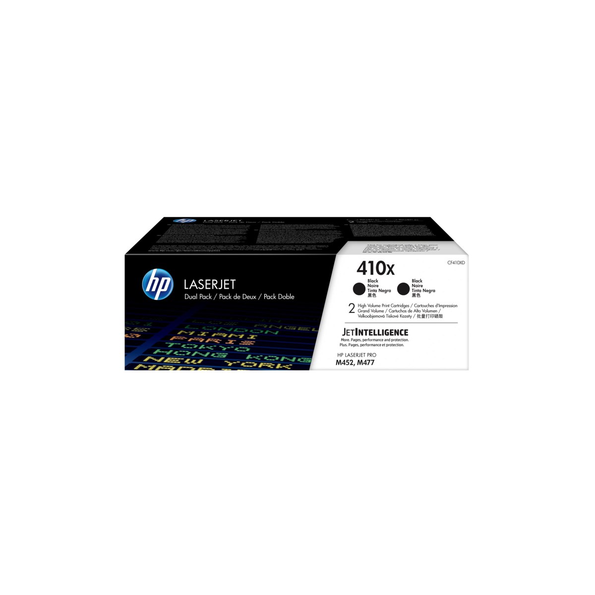 HP 410X XL Doppelpack Toner schwarz