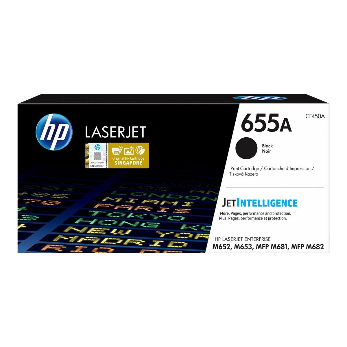 HP 655A Toner schwarz