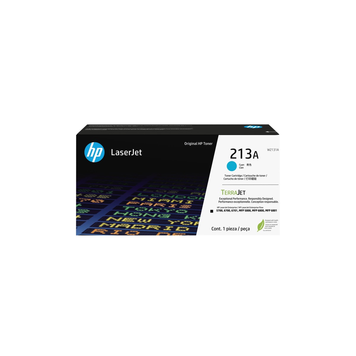 HP No. 213A Toner cyan