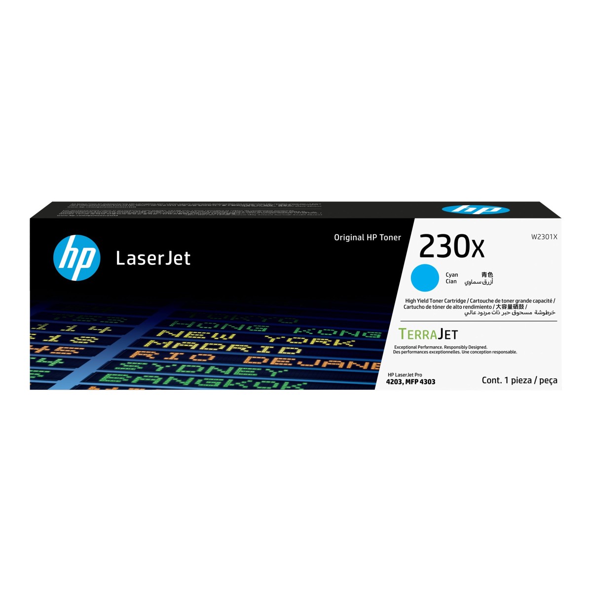 HP 230X Toner cyan