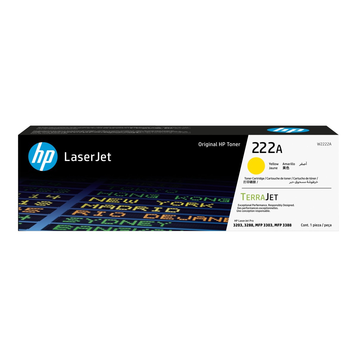 HP 222A Toner gelb