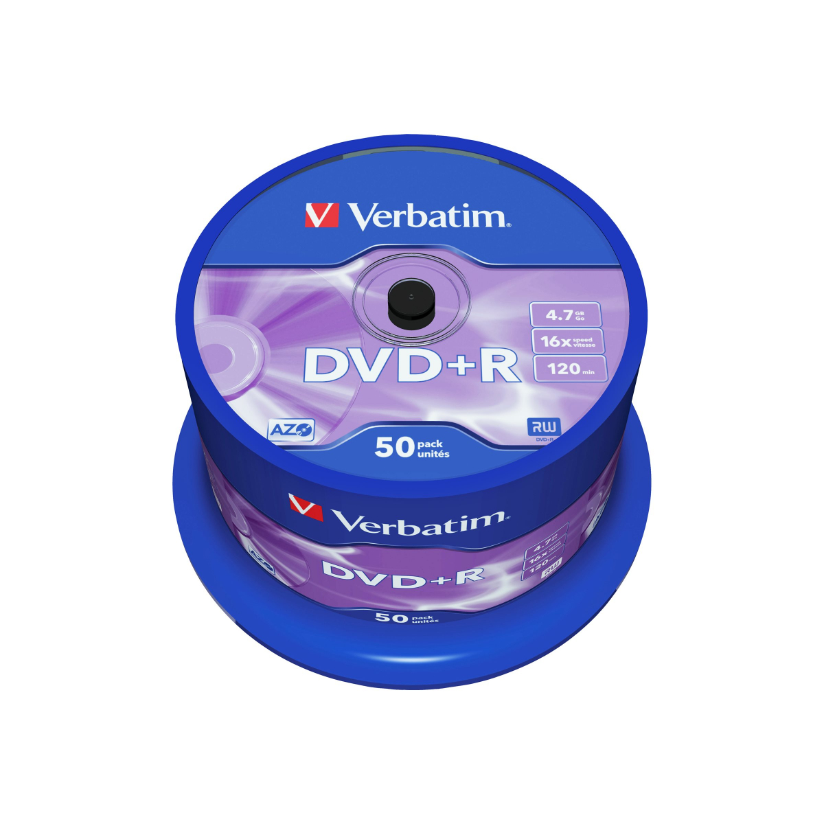 Verbatim DVD+R 4,7GB 50er-Pack