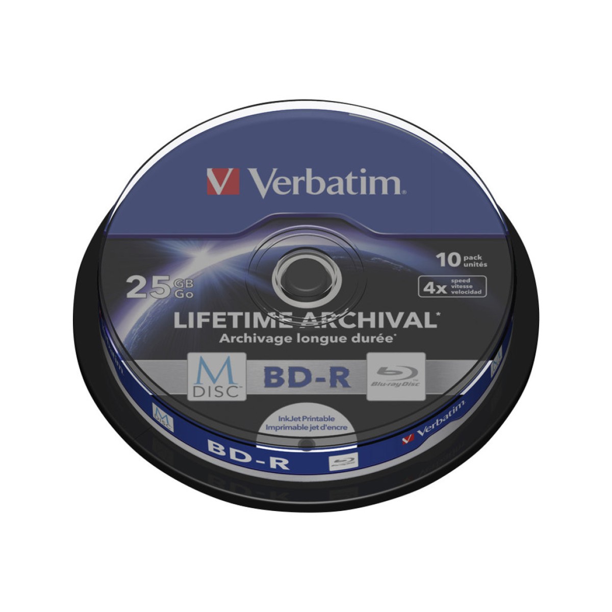 Verbatim M-Disc 43825 BD-R 25GB 10er-Pack