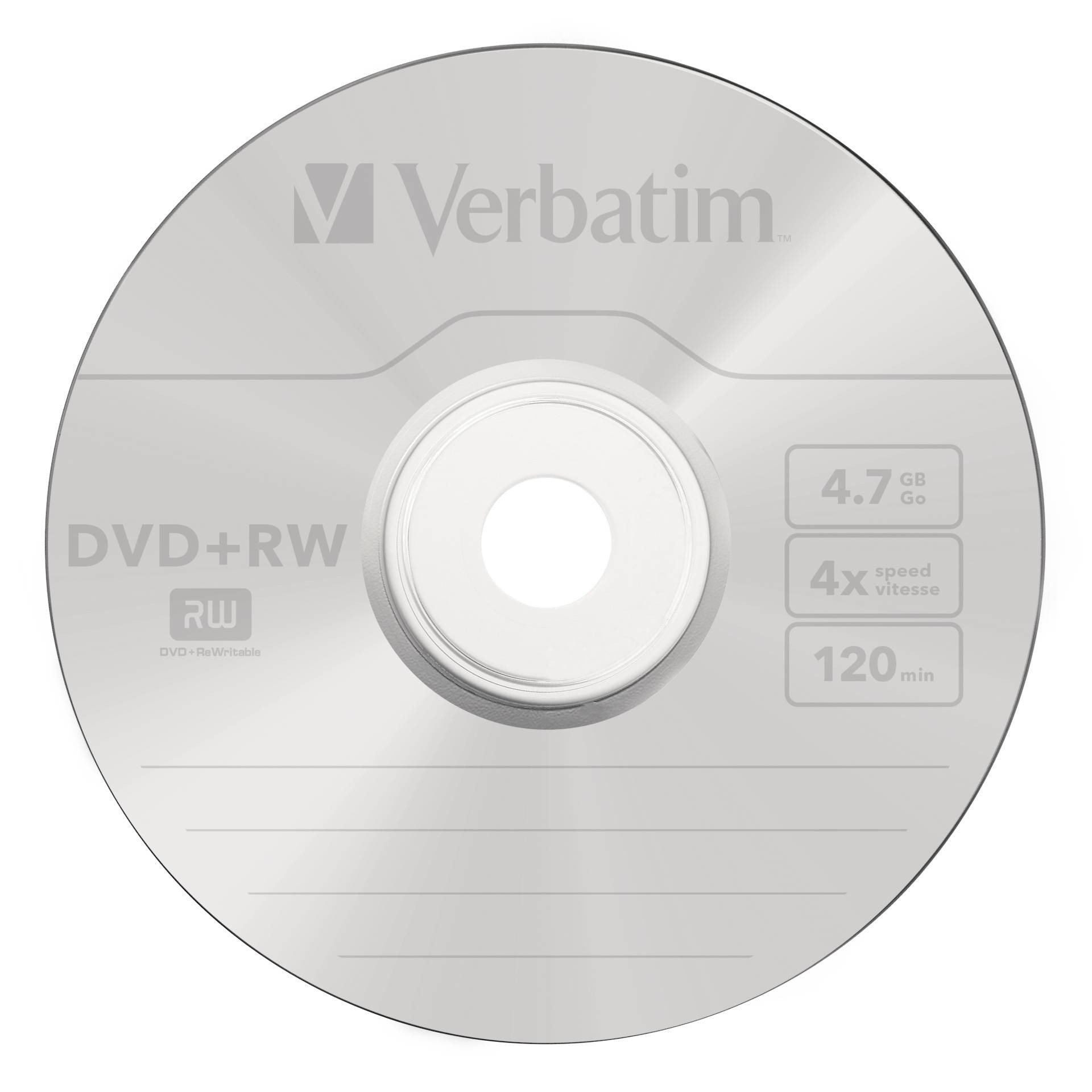 Verbatim DVD+RW 4,7GB 5er-Pack