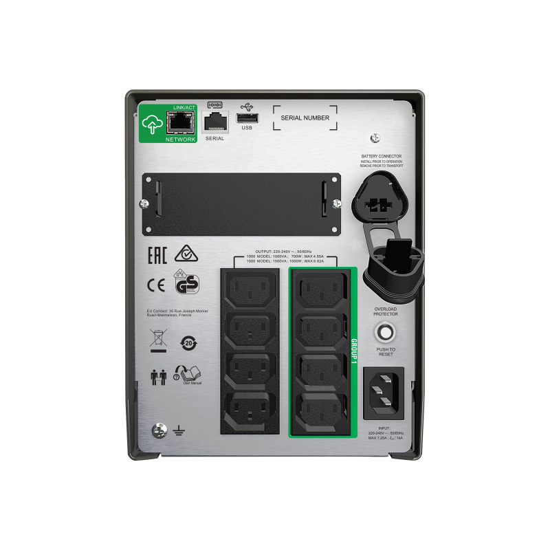 APC Smart-UPS SMT-SmartConnect SMT1500IC Unterbrechungsfreie Stromversorgung 1.500VA (2. Wahl)