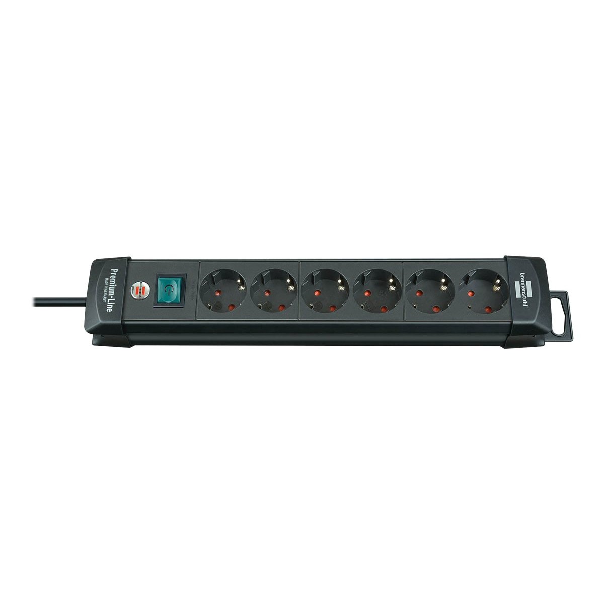 Brennenstuhl Premium-Line 6-fach Steckdosenleiste 3m schwarz (1951160100)