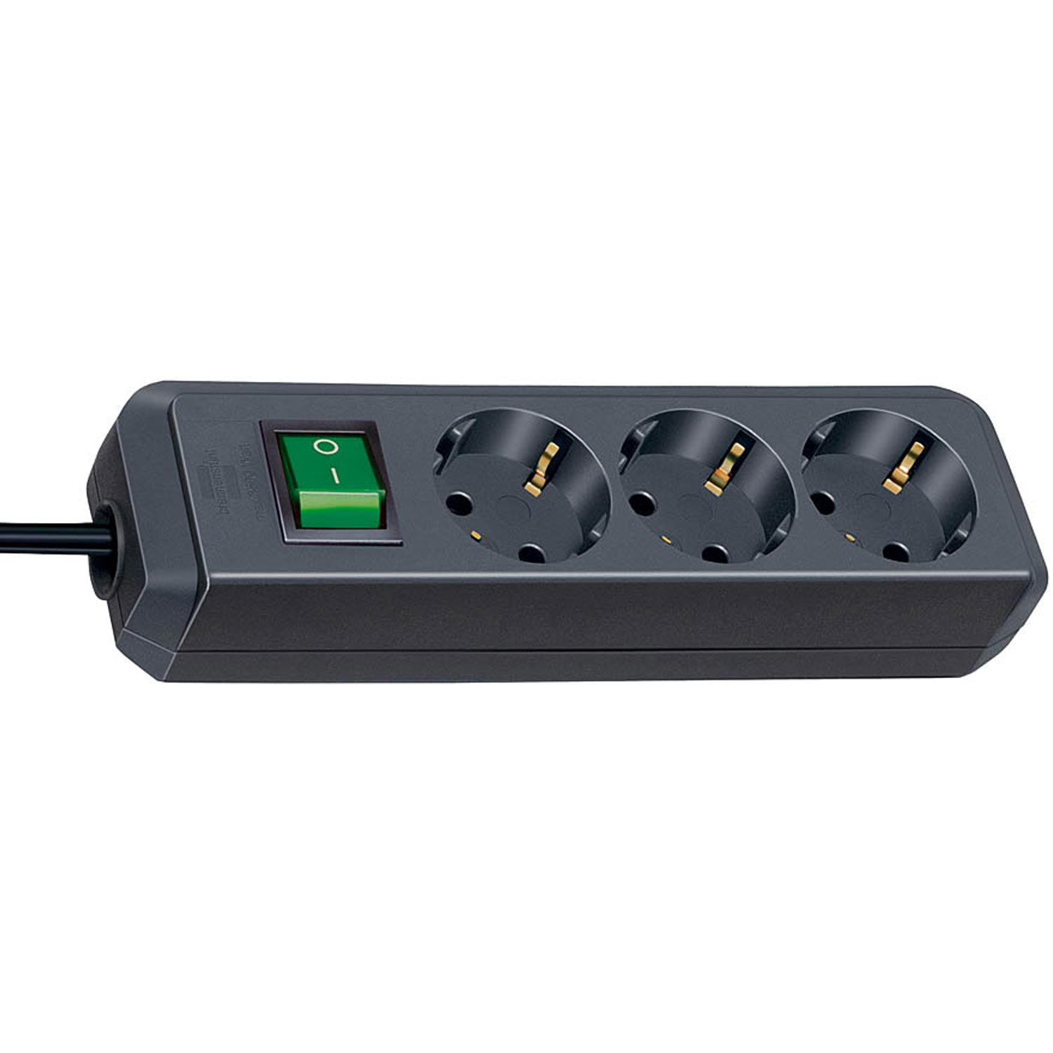 Brennenstuhl Eco-Line 3-fach Steckdosenleiste 3m schwarz