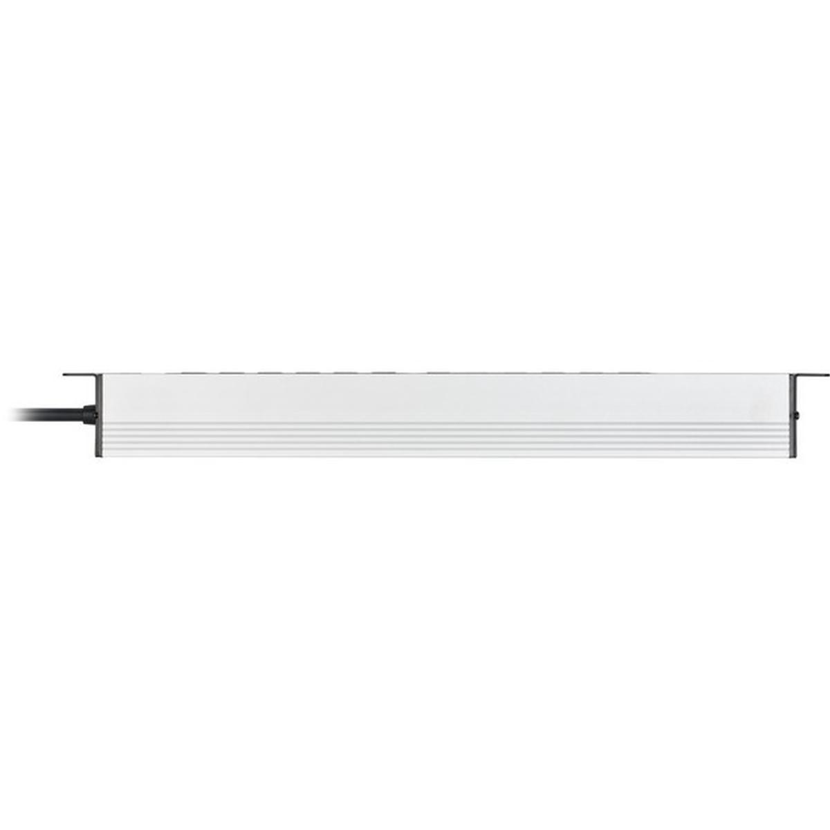 Brennenstuhl Alu-Line 19 Zoll 12-fach Steckdosenleiste 2m