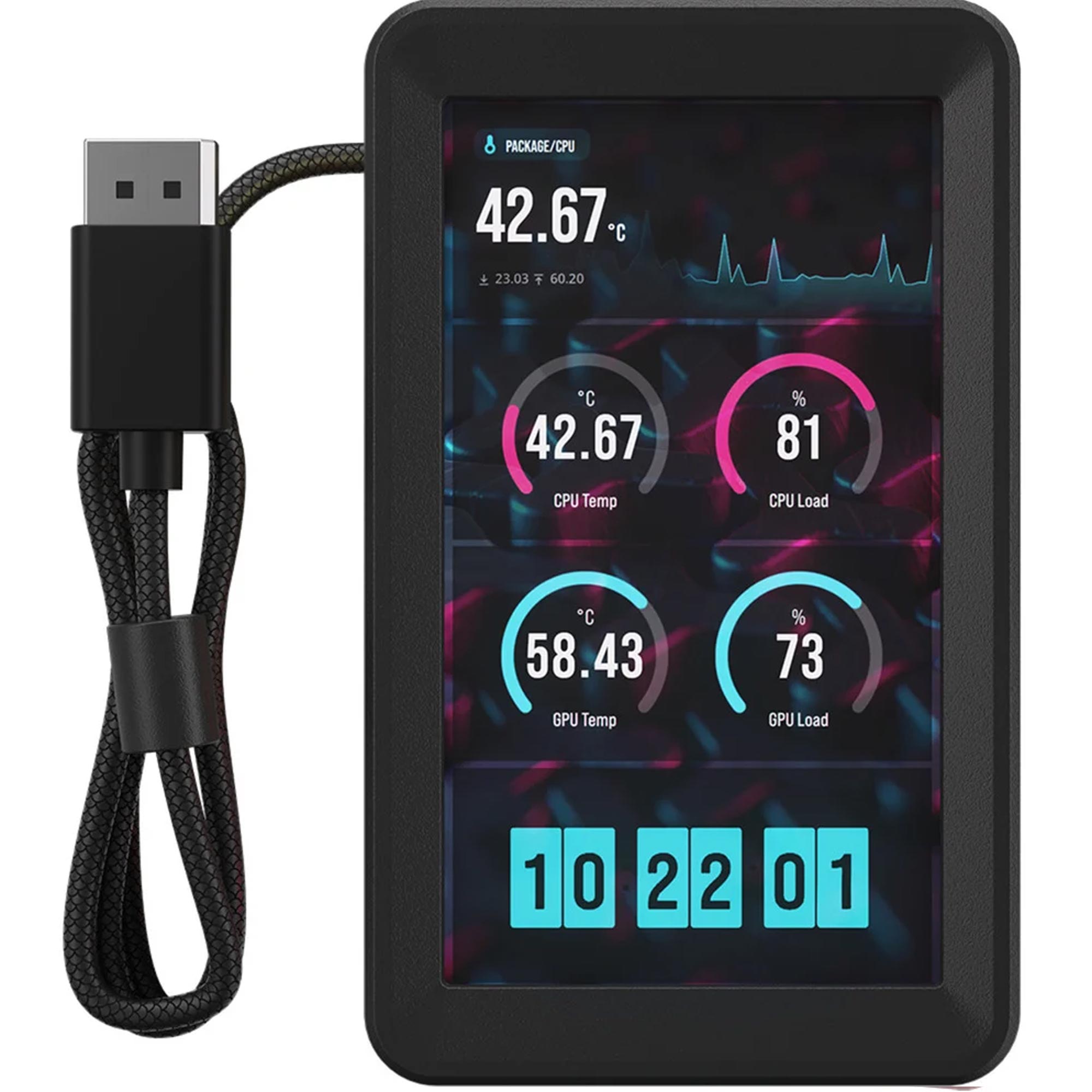 Corsair iCUE LINK 5 Zoll LCD-Modul schwarz