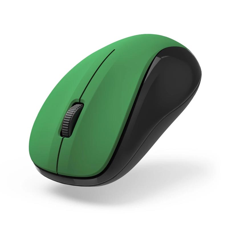 Hama Optische 3-Tasten-Funkmaus MW-300 V2, geräuschlos, USB-Empfänger, Grün