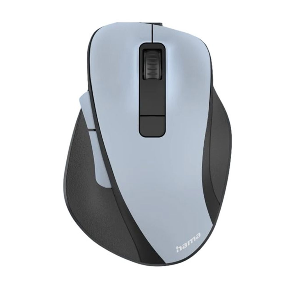 Hama MW-500 Recharge polarblau, Akku, ergonomisch, optische 6-Tasten-Funkmaus