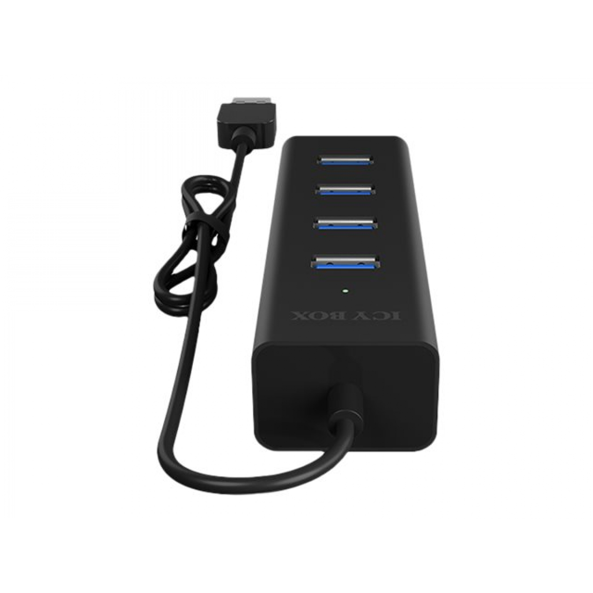 Icy Box IB-HUB1409-U3 4-fach USB 3.0 Hub schwarz