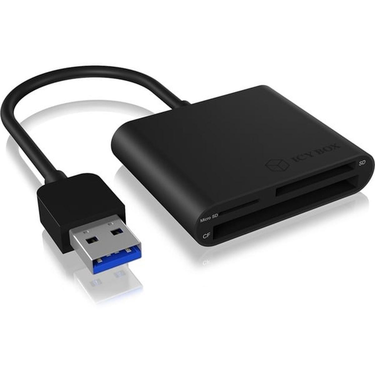Icy Box IB-CR301-U3 USB 3.0 Kartenleser schwarz