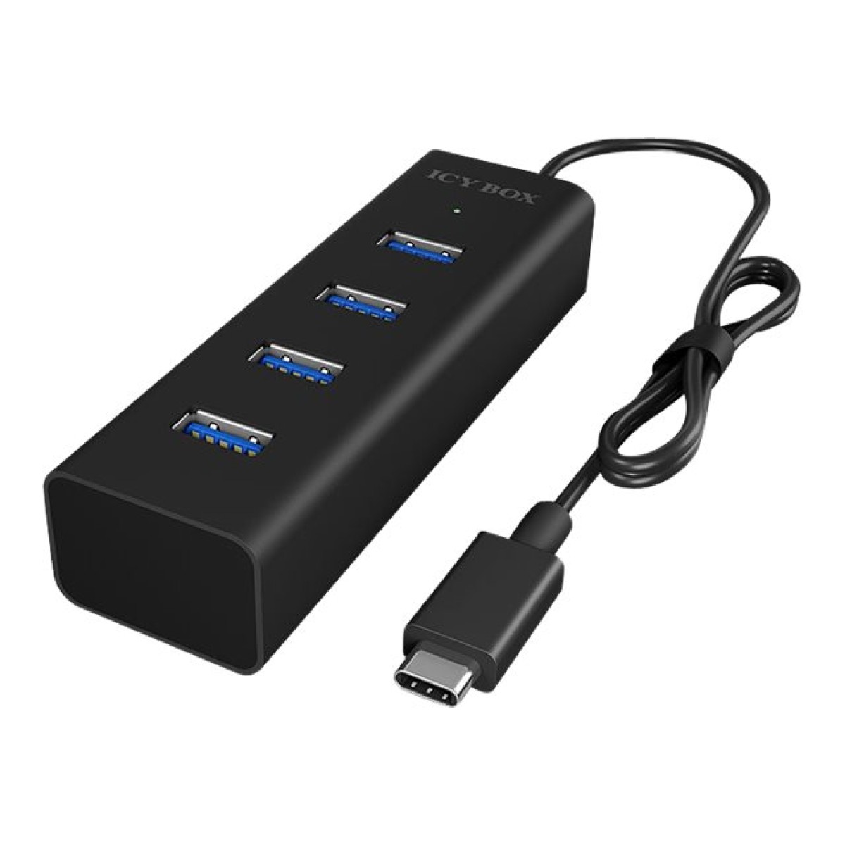 Icy Box IB-HUB1409-C3 4-fach USB-C Hub aluminium