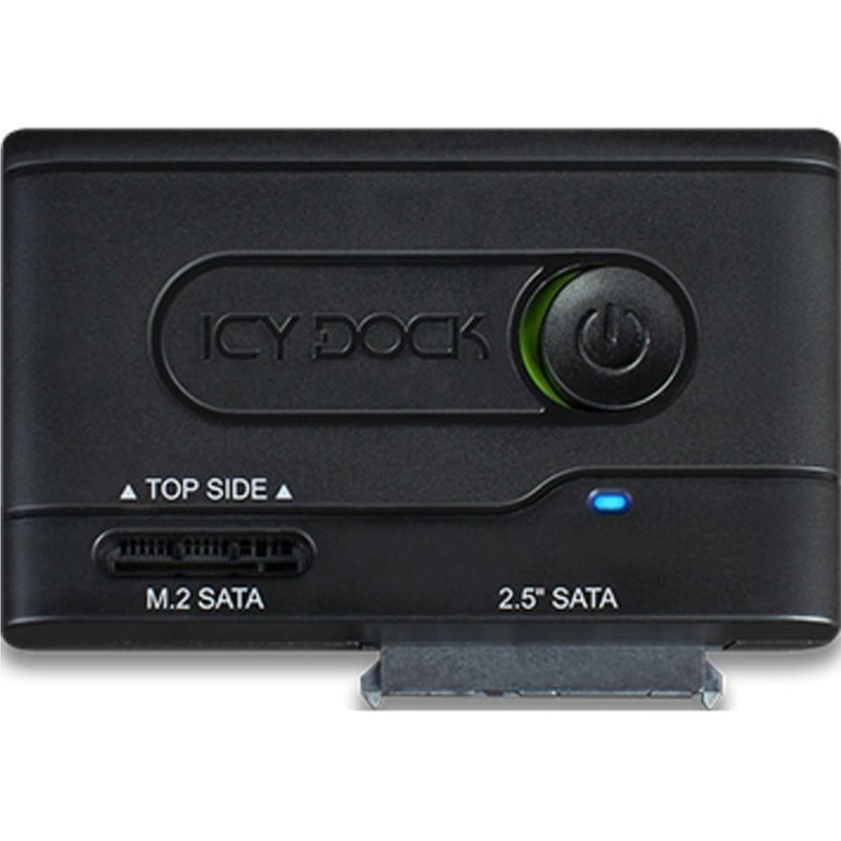 ICY DOCK EZ-Adapter MB031U-1SMB 2,5 Zoll SATA/M.2 SSD auf USB 3.2 Gen1 Adapter