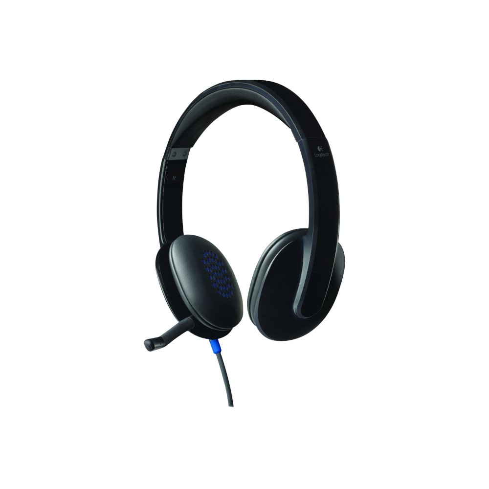Logitech H540 USB Headset schwarz