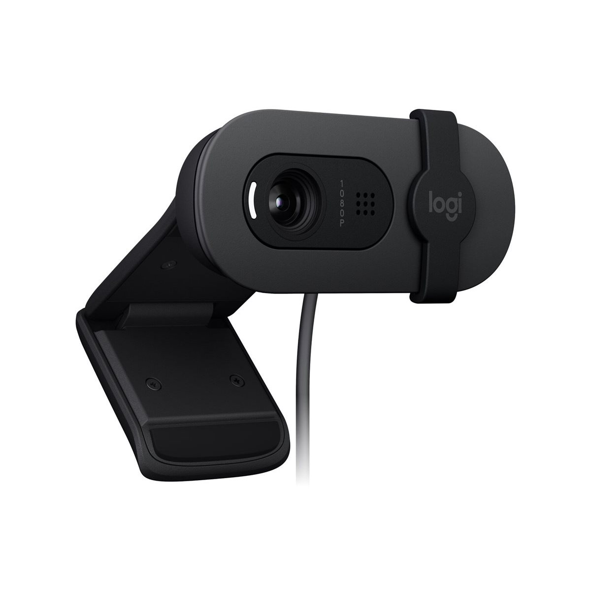 Logitech Brio 100 Full HD 1080p Webcam mit Privacy Cover Mikrofon schwarz