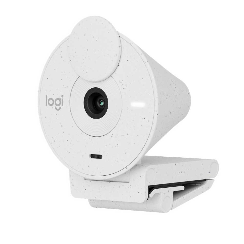 Logitech Brio 300 Webcam mit Sichtschutz weiß