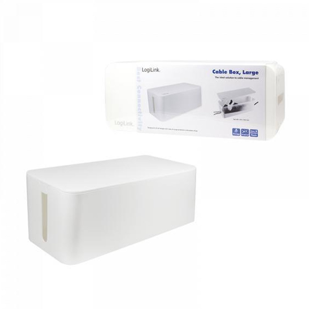 LogiLink KAB0063 Kabelbox weiß