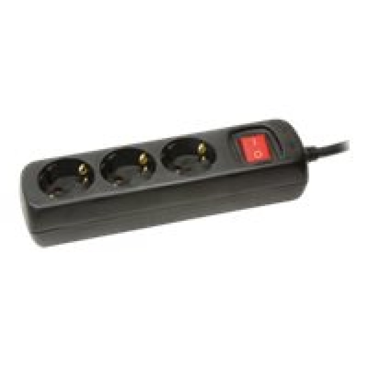 LogiLink LPS206B Steckdosenleiste mit Schalter schwarz