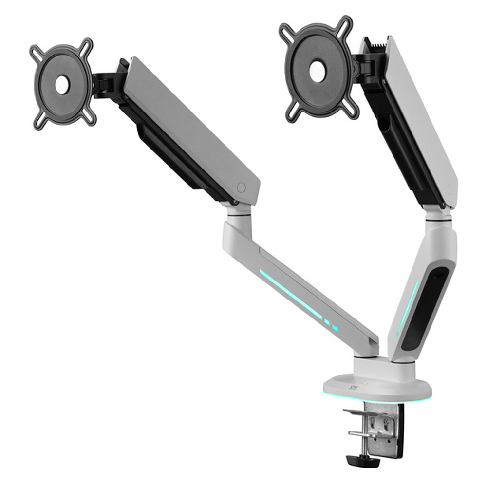 One for All DM8220 Dual-Monitorarm weiß