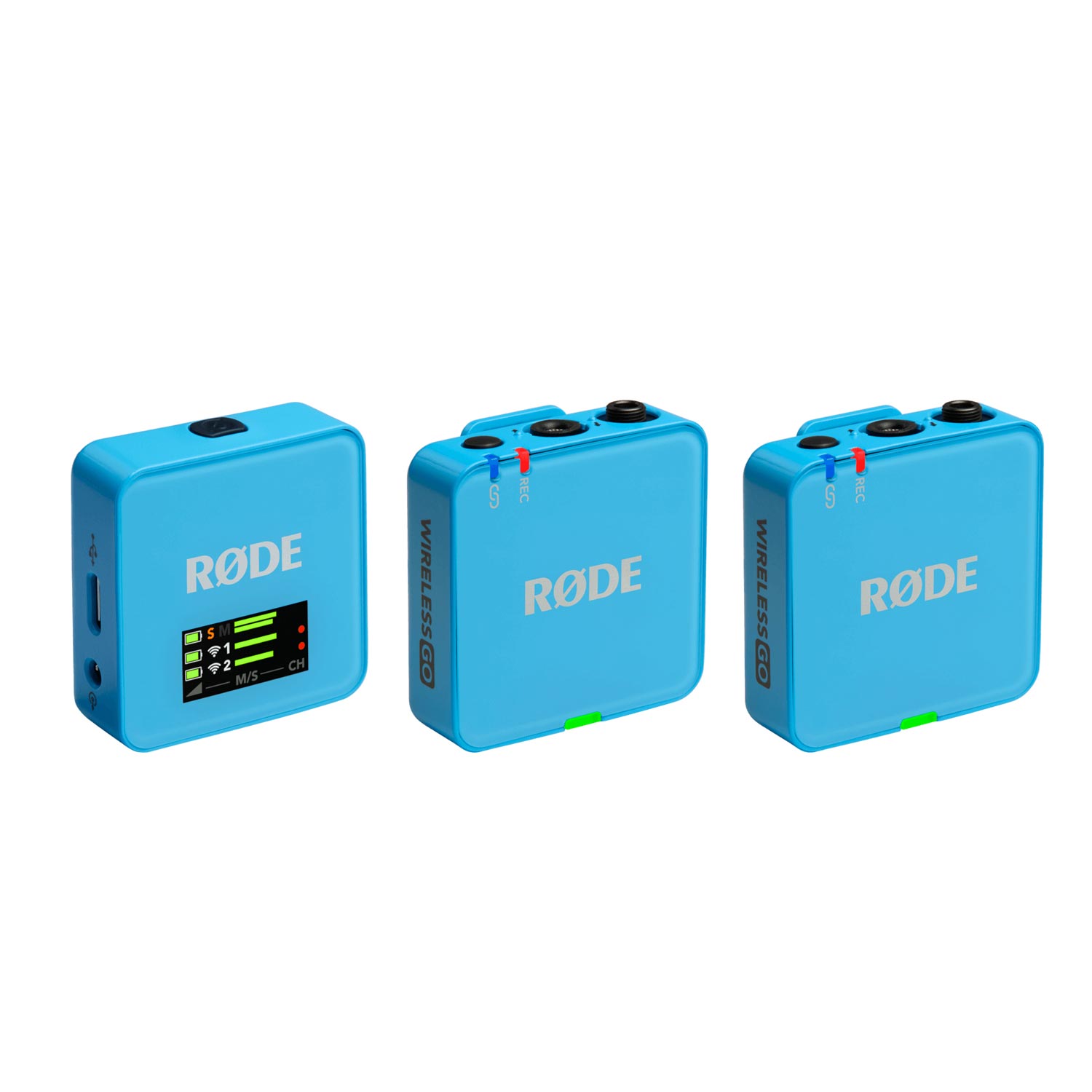 RODE Wireless GO (Gen 3) Kabelloses Mikrofon blau