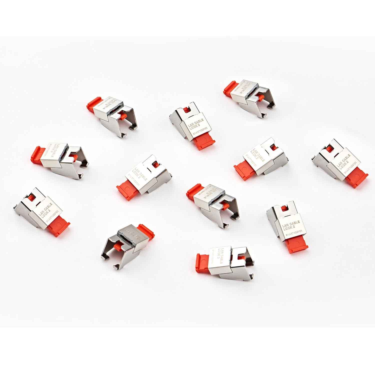 SmartKeeper NC13P1OR LAN Kabelschloss 2 12 Stück orange