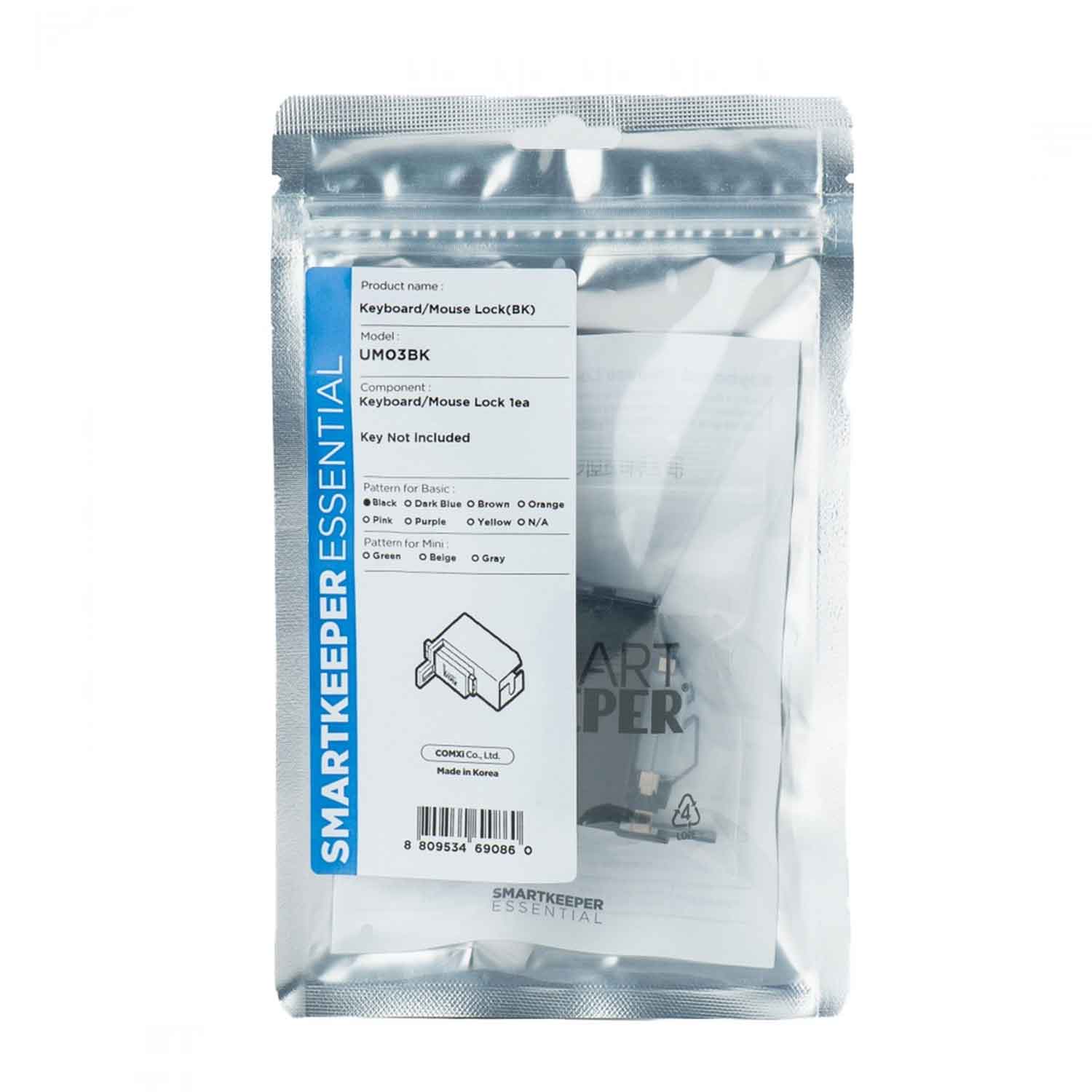 SmartKeeper UM03BK Tastatur/Maus-Schloss schwarz