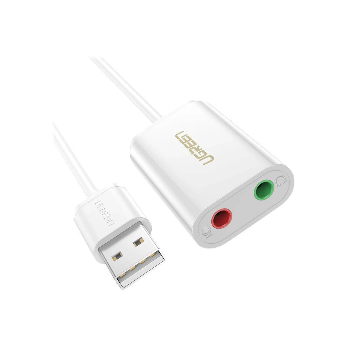 UGREEN Externe USB-Soundkarte weiß