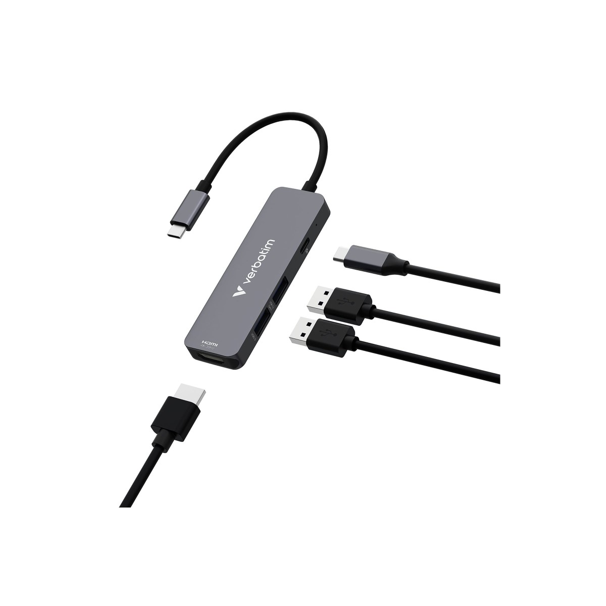 Verbatim 4-in-1 USB-C-Multiport-Hub