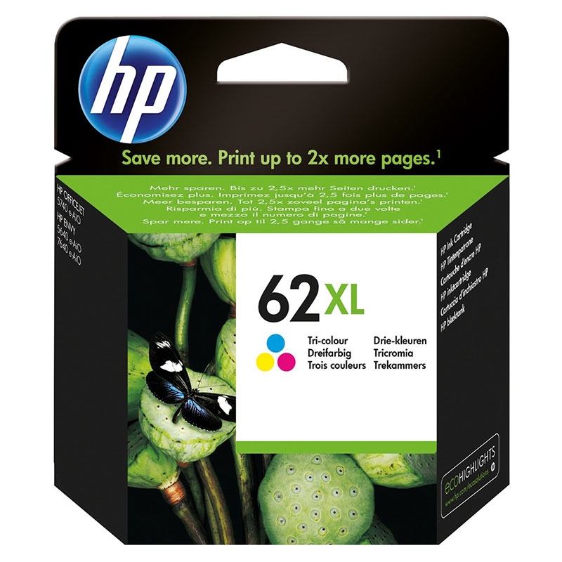 HP 62XL Tintenpatrone farbig
