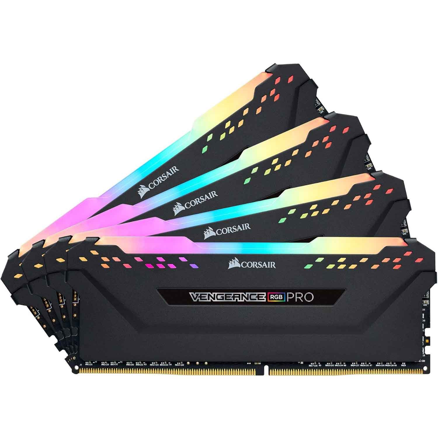 Corsair Vengeance RGB PRO DDR4 3600MHz C18 64GB (4x16GB) Arbeitsspeicher schwarz
