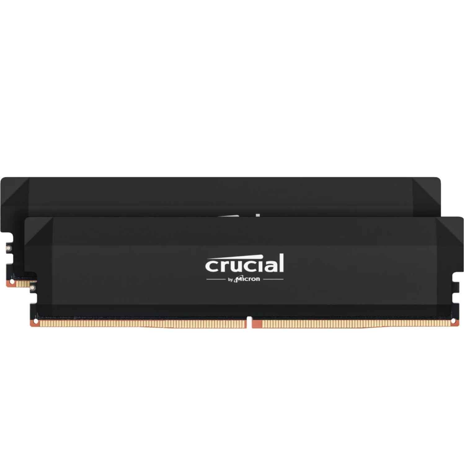Crucial Pro DDR5 RAM 64GB Kit (2x32GB) 6000MHz CL40 Arbeitsspeicher schwarz