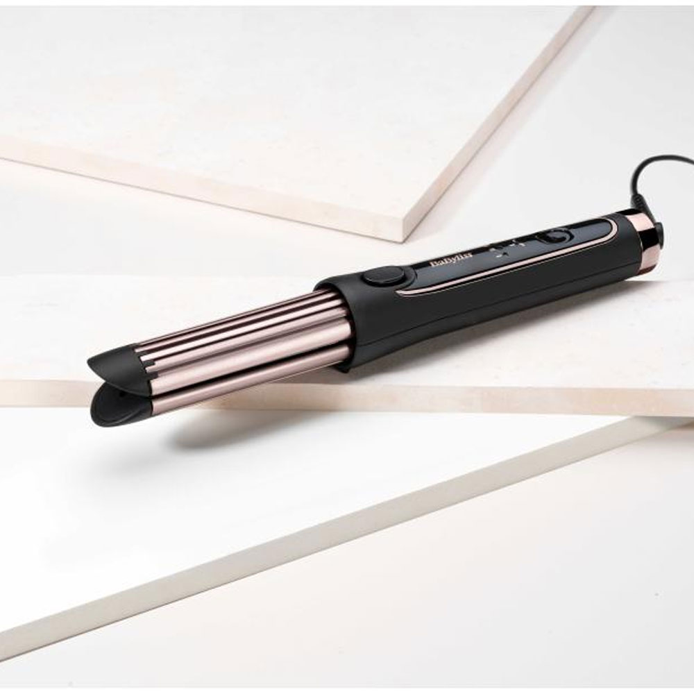 BaByliss C112E Curl Styler Luxe Haarglätter schwarz/rosa