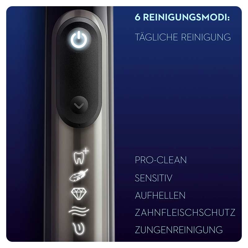 Oral-B Genius X 20000 Luxe Edition Elektrische Zahnbürste anthrazit