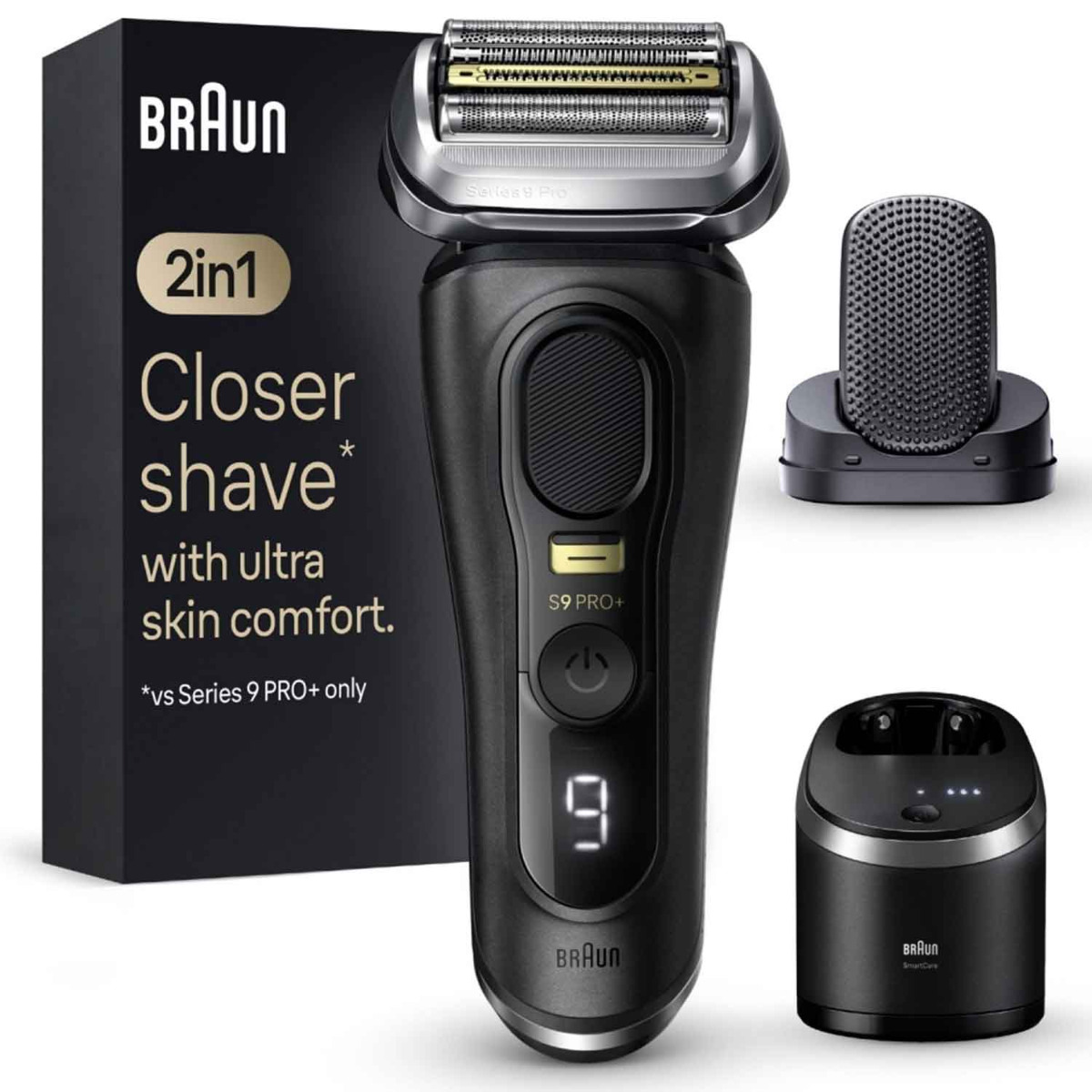 Braun Series 9 Pro+ 9590cc Wet&Dry Rasierer schwarz (2.Wahl)