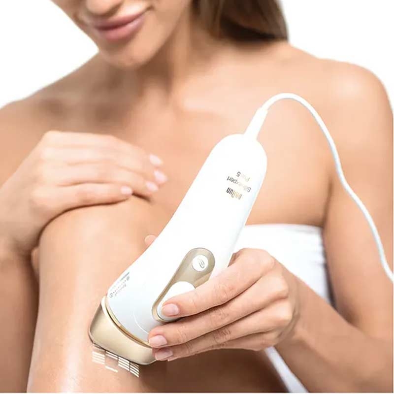 Braun Silk-Expert Pro 5 PL5014 IPL-Haarentfernungsgerät weiß/gold