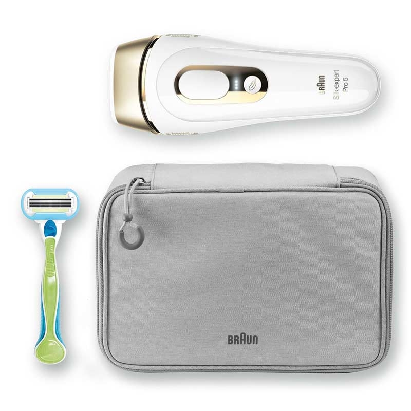 Braun Silk-Expert Pro 5 PL5014 IPL-Haarentfernungsgerät weiß/gold