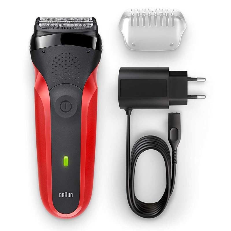 Braun Series 3 300s elektrischer Rasierer rot