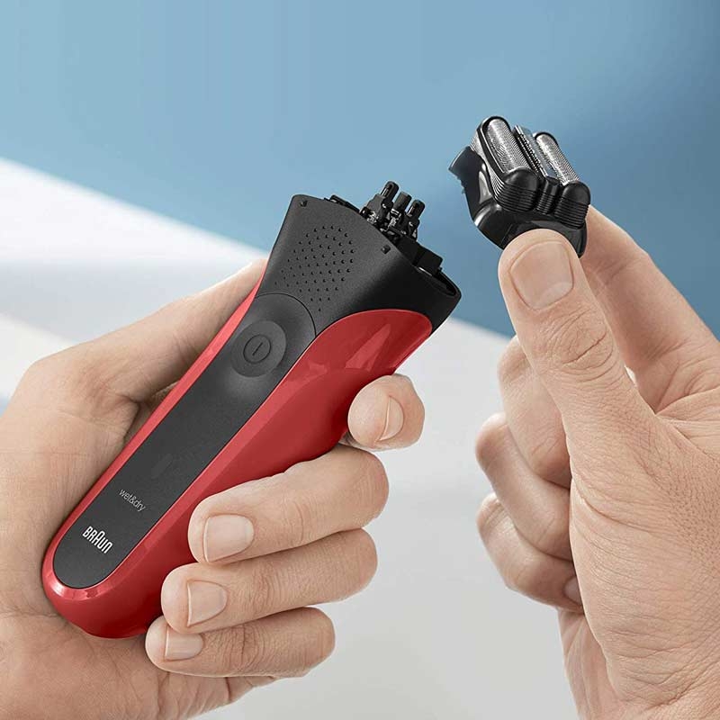 Braun Series 3 300s elektrischer Rasierer rot