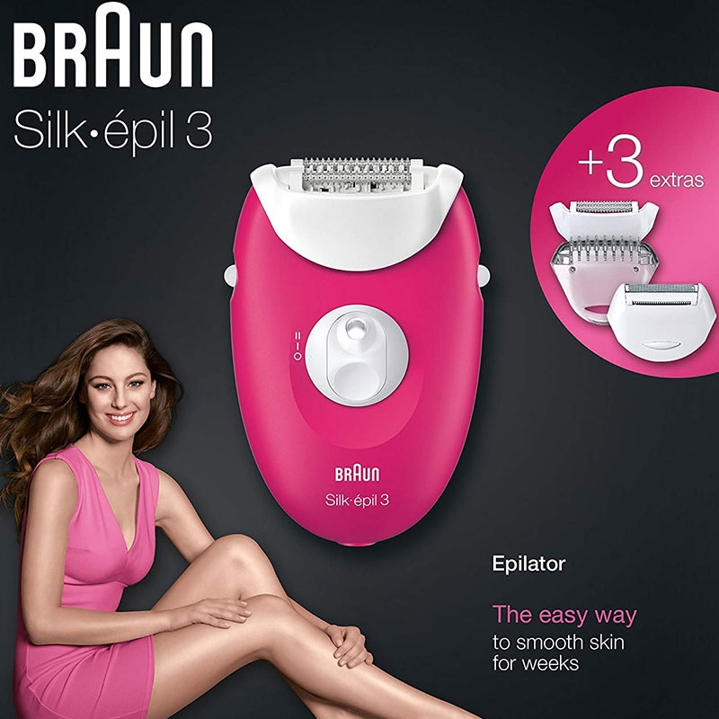 Braun Silk-epil 3 3-410 Kabelgebundener Epilierer