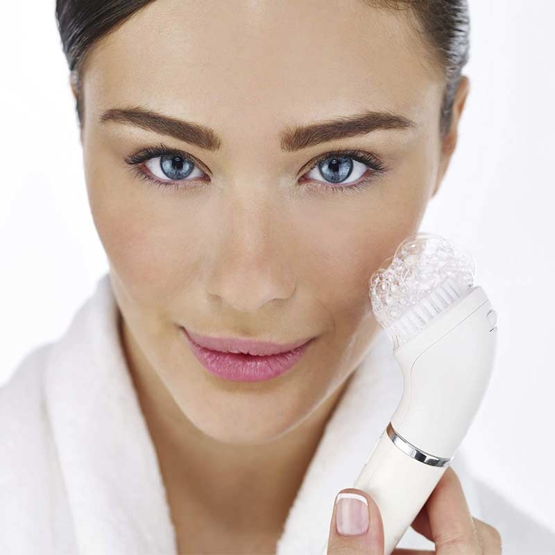 Braun FaceSpa 832e Gesichtsepilierer und Gesichtsreinigungsbürste