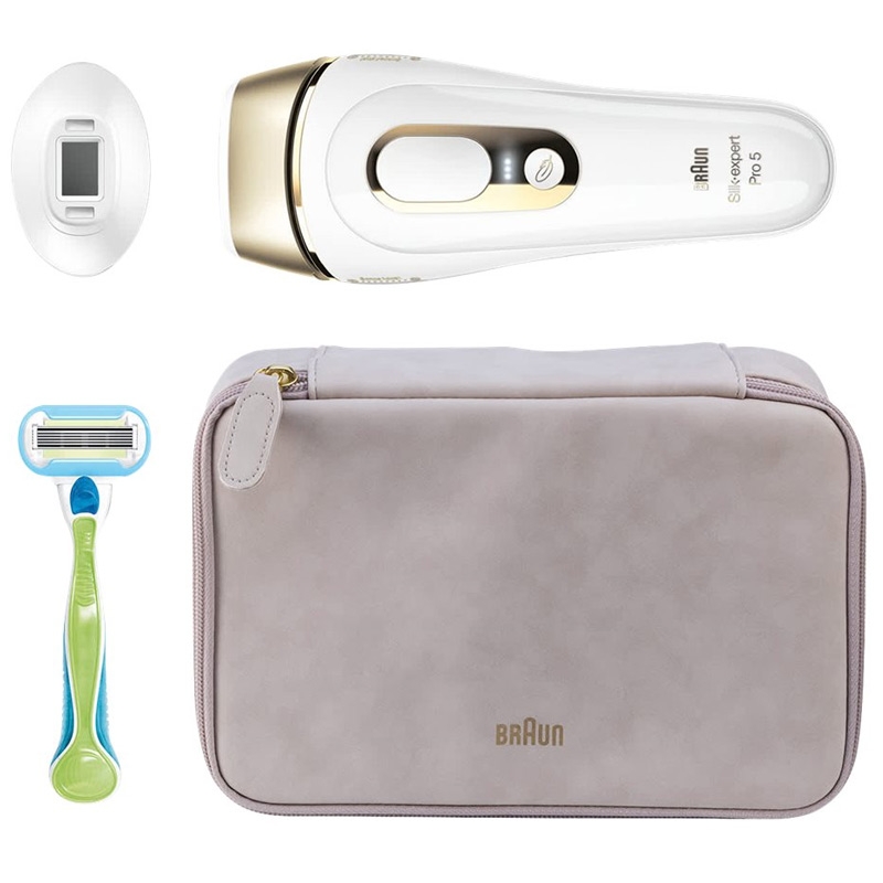 Braun Silk-Expert Pro 5 PL5124 Haarentferner weiß gold