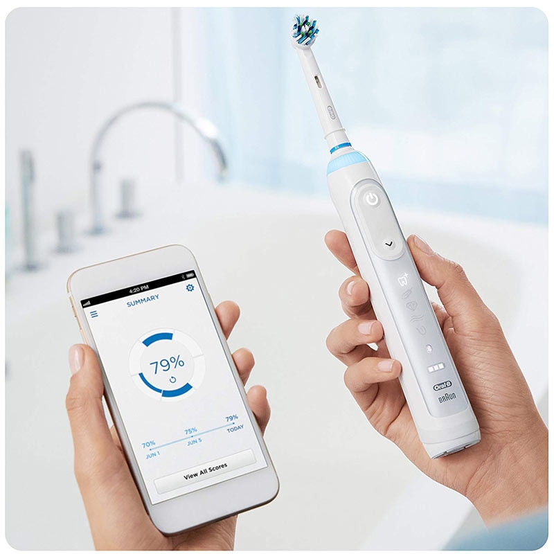 Braun Oral-B Genius 9200W elektrische Zahnbürste weiß