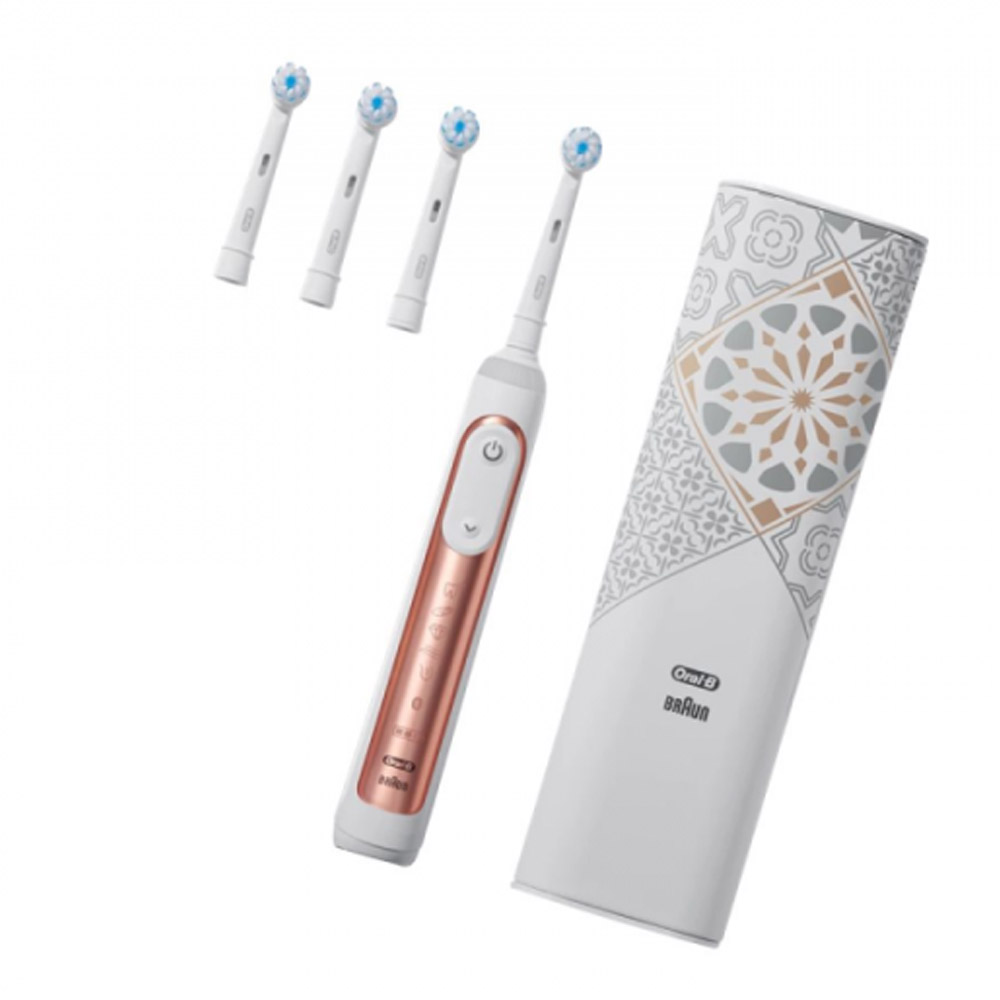 Oral-B Genius X 20000 elektrische Zahnbürste Luxe Edition Rosegold Geschenkset