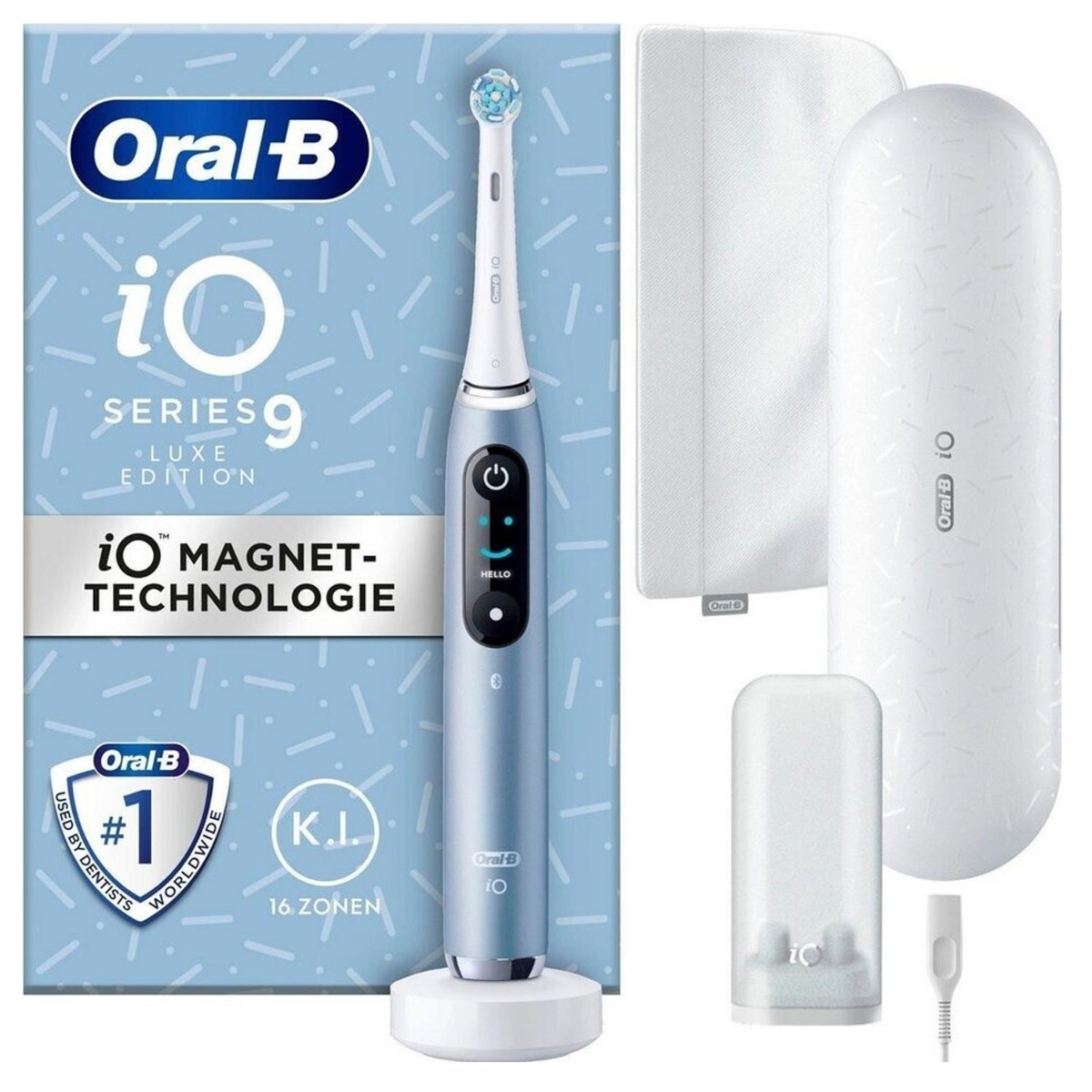 Oral-B iO Series 9 Luxe Edition elektrische Zahnbürste aqua marine