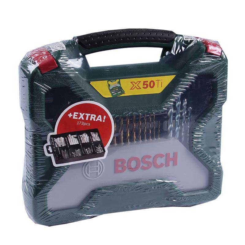 Bosch Aktions-Set X-Line 50Ti & Fixing-Set Handwerkzeugsortiment im Koffer 173-teilig
