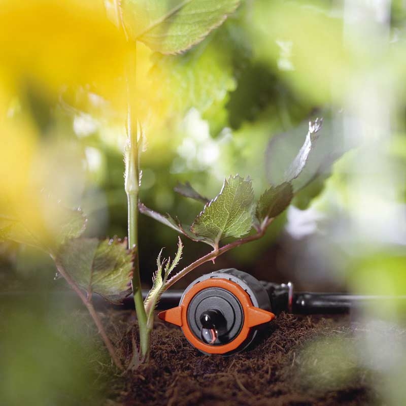 GARDENA 08317-20 Micro-Drip-System Regulierbarer Reihentropfer 5 Stück