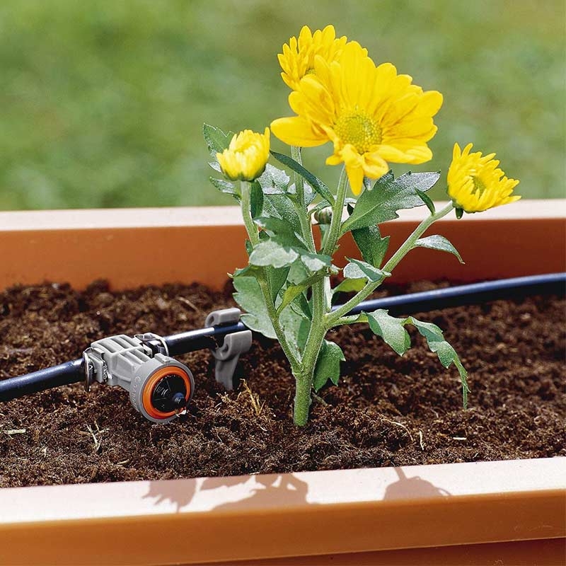 GARDENA 08317-20 Micro-Drip-System Regulierbarer Reihentropfer 5 Stück