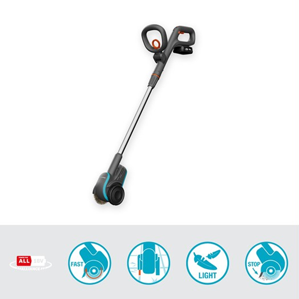 GARDENA 14820-55 Akku-Fugenbürste EasyWeed 1800/18V P4A solo